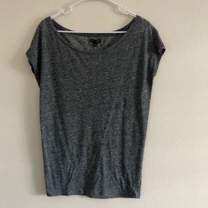 American eagle grey off the shoulder tee